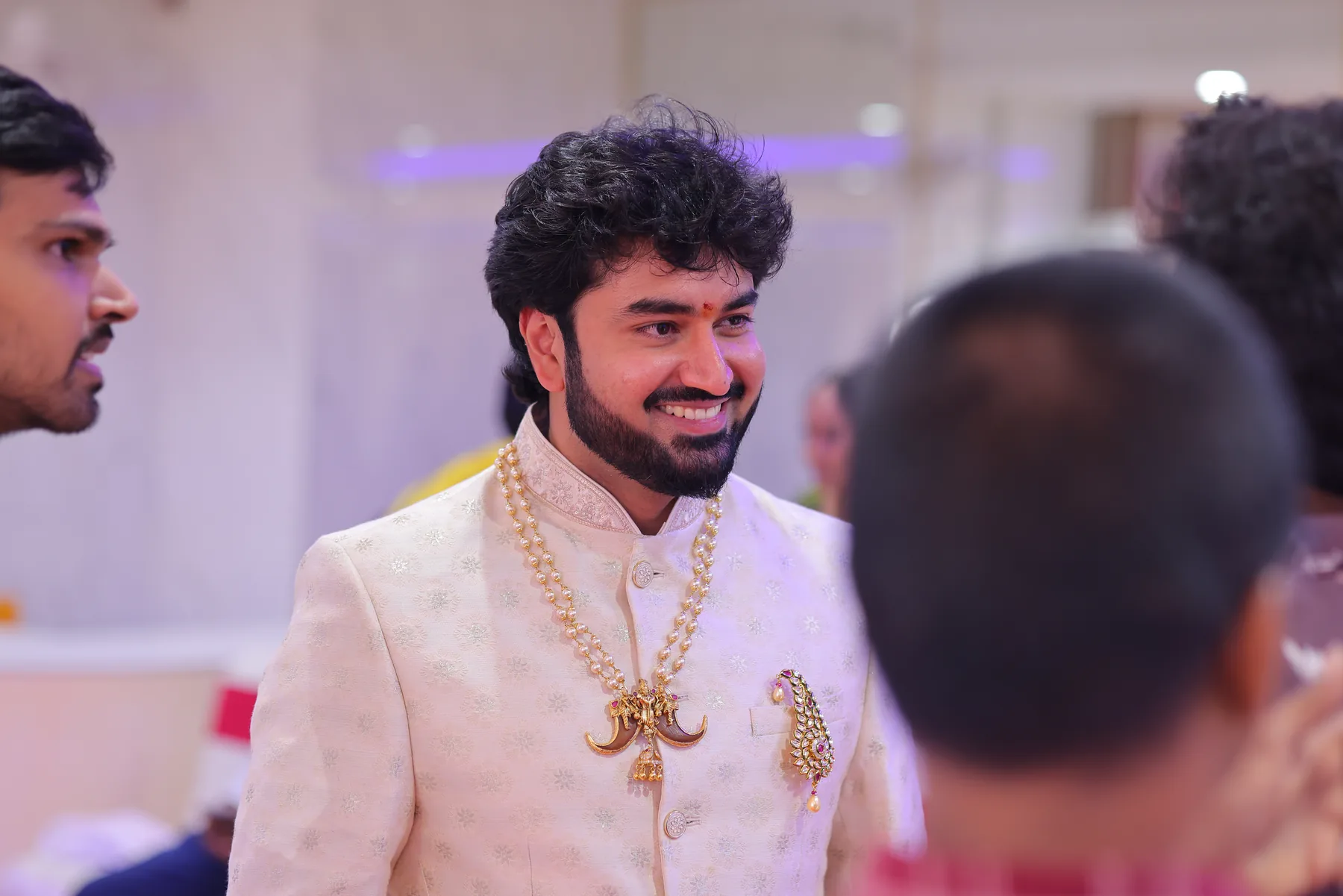 Sriram at the engagement celebration