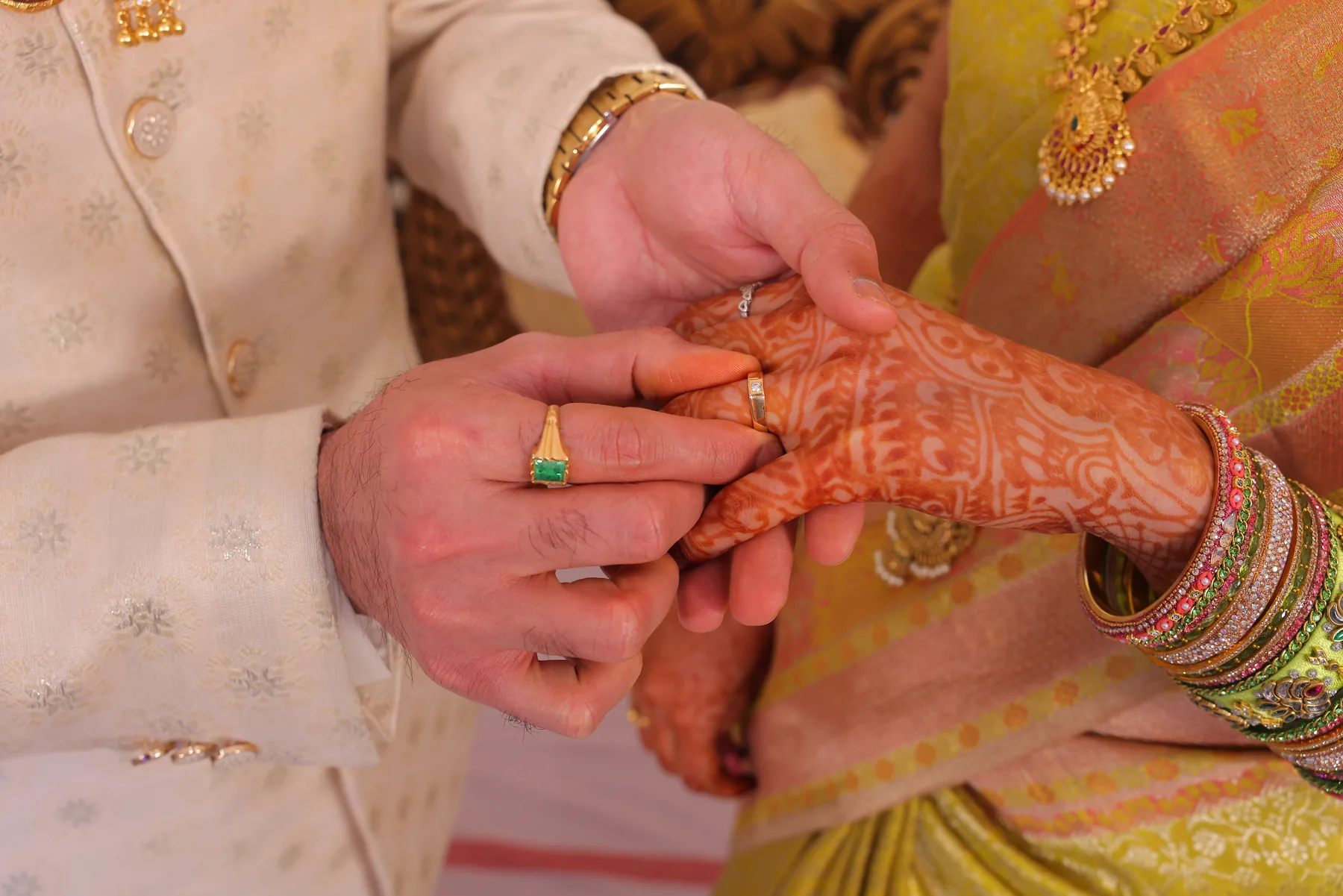 The engagement rings