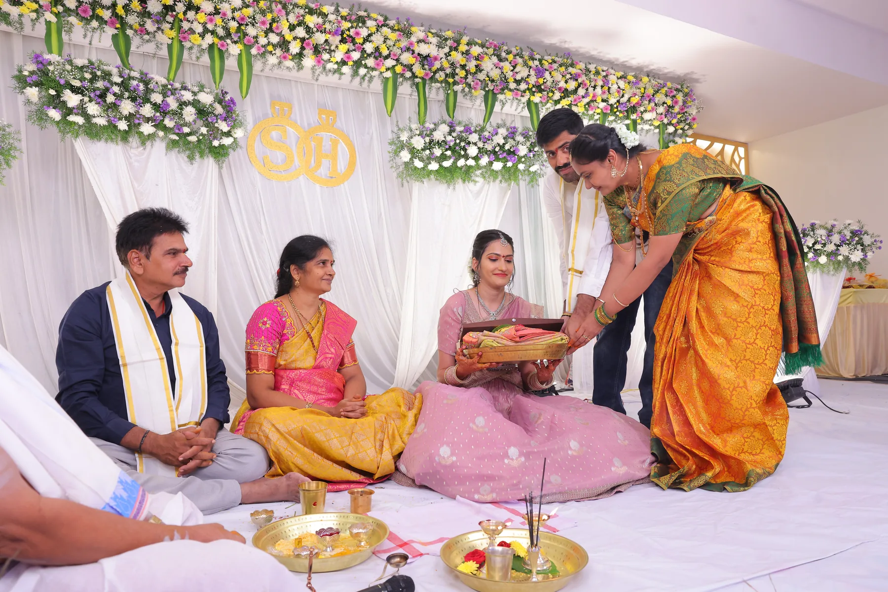 Traditional engagement ceremony