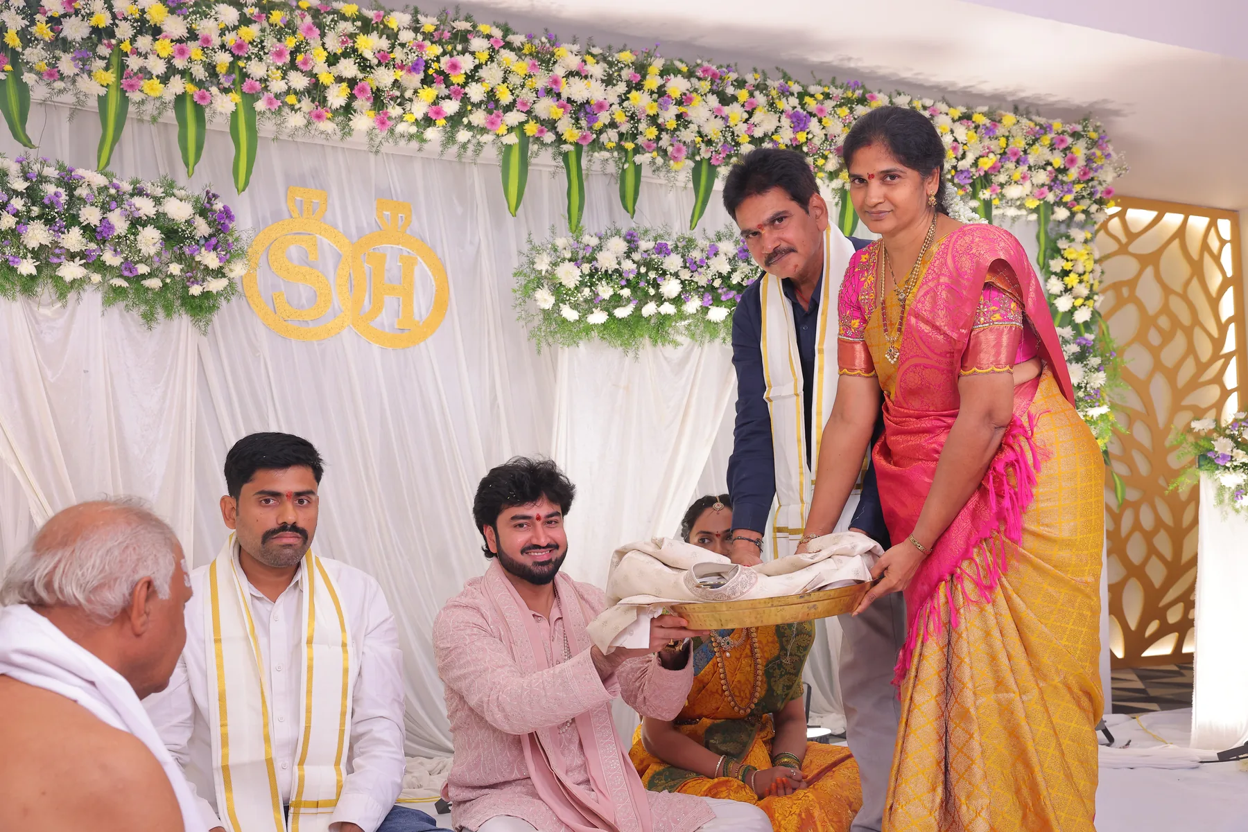 Engagement blessings and ceremony